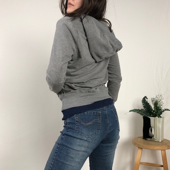 4/$10 | grey crossover front hoodie - Picture 2 of 5